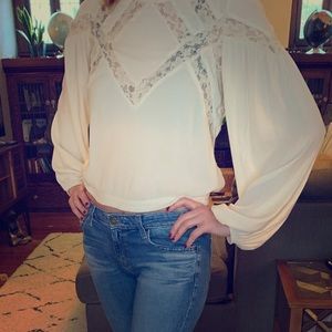 Free People poet shirt